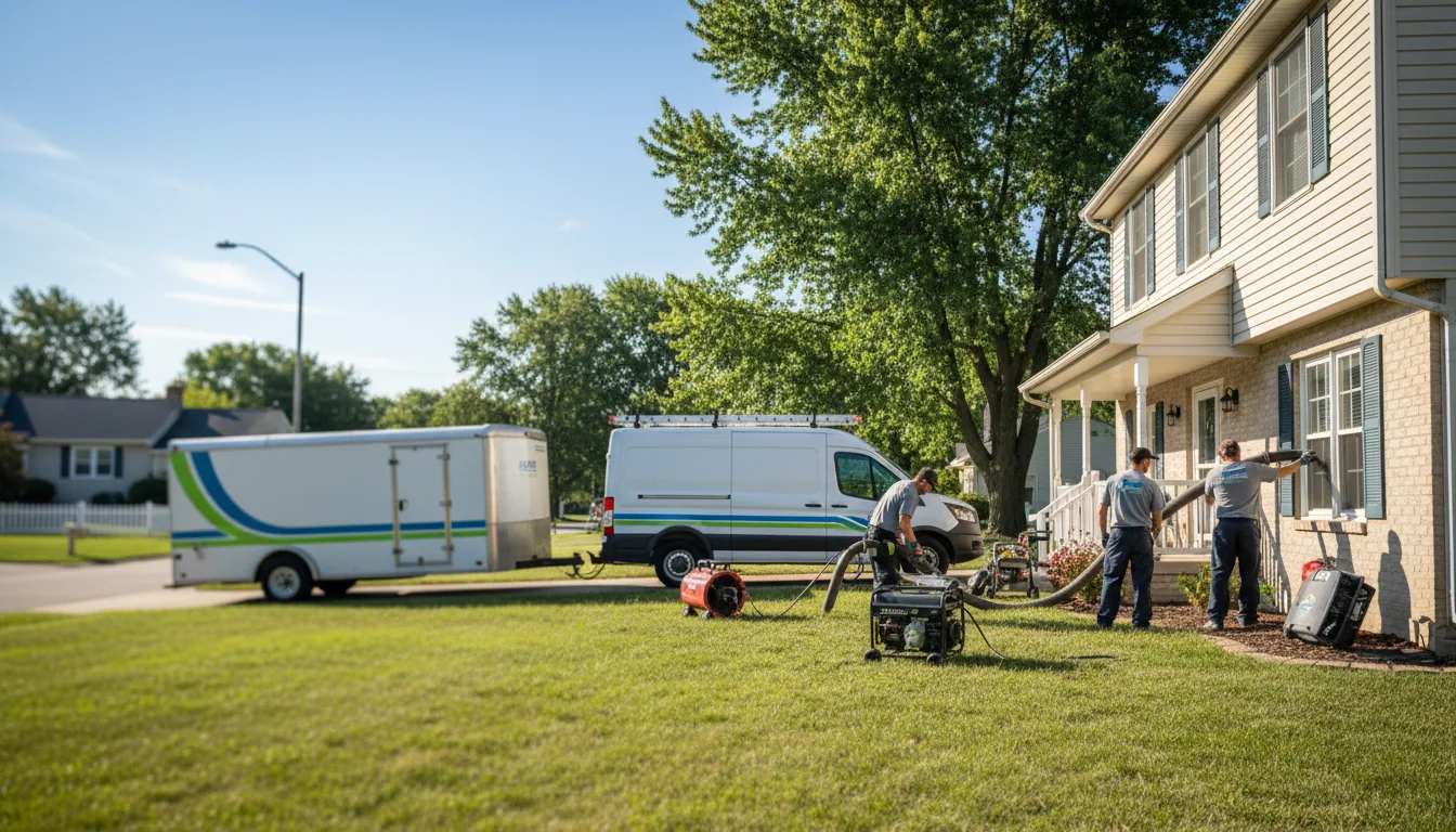 Flooded Basement Restoration And Cleanup With Repair in Greenleaf, WI near me